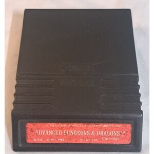 Advanced Dungeons & Dragons Intellivision 1982 TSR Mattel Cartridge